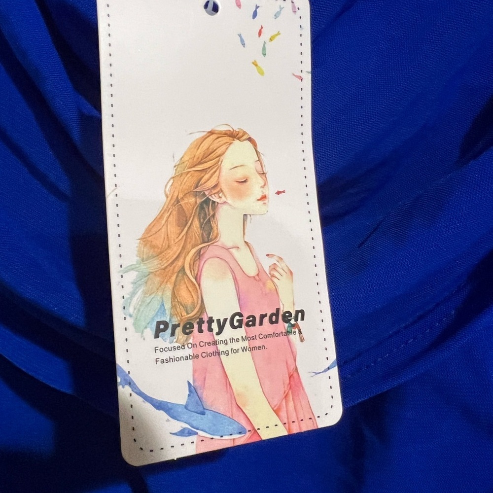 PRETTYGARDEN Women's Summer Off The Shoulder Ruched Bodycon Dress Size XL - Picture 6 of 9